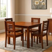 4-Seater-Dining-Table-Sets-rent Noida