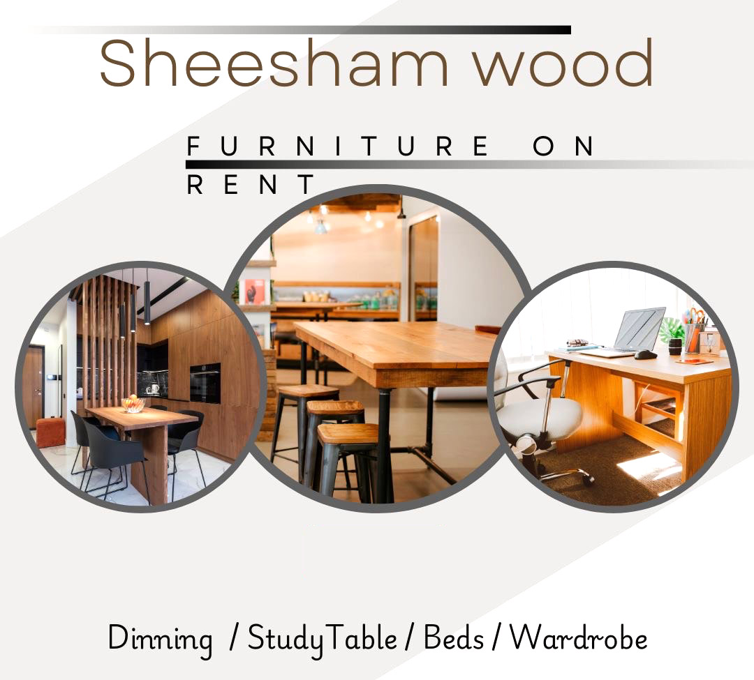 Wooden furniture rent Noida | Tv Washing machine Rent Online