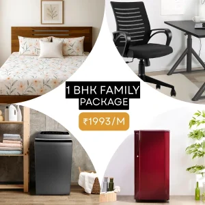Rent 1BHK Apartment Furniture Packages Online Noida Delhi