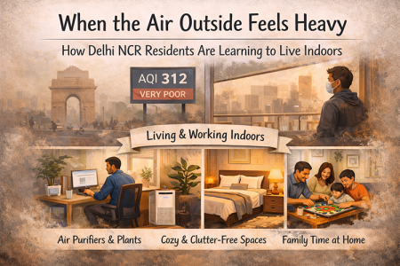 How is it to live in Delhi in view of air pollution?